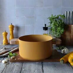 Faitout Ector Induction Aluminium Revêtu 24 Cm Jaune -Fournitures Cuisine Boutique 108008 4 1 Faitout Ector induction aluminium revetu 24 cm jaune Ogo