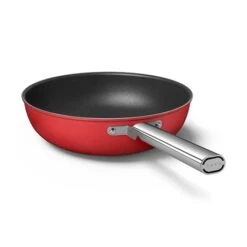 Smeg Wok Aluminium Antiadhésif 30 Cm Rouge Mat -Fournitures Cuisine Boutique 133006 2 6 Wok aluminium antiadhesif 30 cm rouge mat Smeg