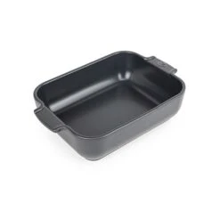 Peugeot Plat Four Rectangulaire Céramique Ardoise 25 Cm