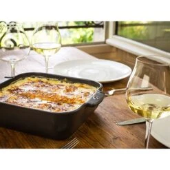 Peugeot Plat Four Carré Céramique Ardoise 28 Cm -Fournitures Cuisine Boutique 201185 2 2 Plat four carre ceramique ardoise 28 cm Peugeot
