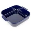 Peugeot Plat Four Carré Céramique Bleu 28 Cm