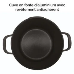 Cocotte Légère Ronde En Fonte D'aluminium 28 Cm 6,7 L Coloris Noir -Fournitures Cuisine Boutique 203001 4 9 Cocotte legere ronde en fonte d aluminium 28 cm 6 7 L coloris noir Mathon