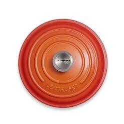 Meilleures ventes -Fournitures Cuisine Boutique 213185 1 3 Cocotte fonte rond 26 cm volcanique Le Creuset