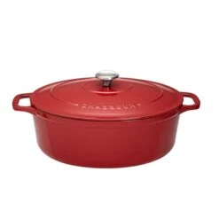 Cocotte Sublime Fonte Ovale 6 L 31 Cm Rouge