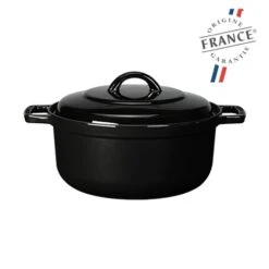 Invicta Cocotte Bistrot Noir 2 à 4 Personnes 20 Cm -Fournitures Cuisine Boutique 213258 0 3 Cocotte bistrot noir 2 a 4 personnes 20 cm Invicta