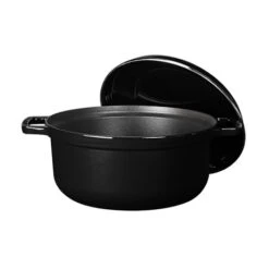 Invicta Cocotte Bistrot Noir 2 à 4 Personnes 20 Cm -Fournitures Cuisine Boutique 213258 1 3 Cocotte bistrot noir 2 a 4 personnes 20 cm Invicta