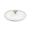 De Buyer Couvercle Verre 28 Cm Bouton Bois De Hêtre
