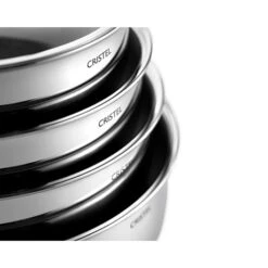 Poêle Sautoir Inox Castel'Pro 16 Cm -Fournitures Cuisine Boutique 271057 2 4 Poele sautoir inox Castel Pro 16 cm Cristel