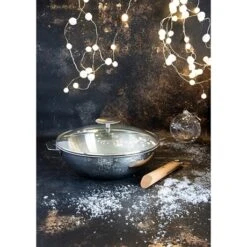Wok Inox Casteline 28 Cm -Fournitures Cuisine Boutique 272019 2 3 Wok inox Casteline 28 cm Cristel