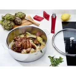Sauteuse Casteline Amovible 24 Cm 6 Sauteuse Casteline Amovible 24 Cm -Fournitures Cuisine Boutique 27229 2 7 Sauteuse Casteline Amovible 24 cm Cristel