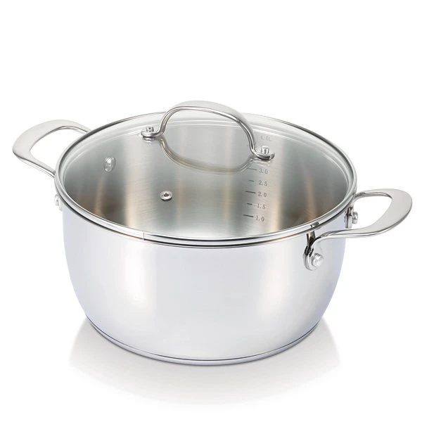 BEKA Faitout Inox Avec Couvercle Belvia 24 Cm 5 L 1 BEKA Faitout Inox Avec Couvercle Belvia 24 Cm 5 L