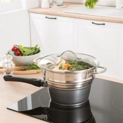 Panier Vapeur Multidiamètre 20, 22, 24 Cm -Fournitures Cuisine Boutique 274020 2 2 Panier vapeur multidiametre 20 22 24 cm Mathon