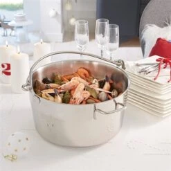 Marmite à Crustacés - Bassine à Confiture Inox 30 Cm -Fournitures Cuisine Boutique 278111 2 13 Marmite a crustaces Bassine a confiture inox 30 cm Mathon