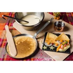 De Buyer Crêpière Tôle De Fer Blanc Minéral B Elément 26 Cm -Fournitures Cuisine Boutique 28811 2 1 Crepiere tole de fer blanc Mineral B Element 26 cm De Buyer
