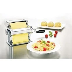 Lot Machine à Pâtes + Doseur à Spaghettis En Inox -Fournitures Cuisine Boutique 28918 3 1 Lot machine a pates doseur a spaghettis en inox Mathon