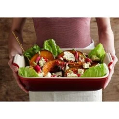 Le Creuset Plat Rectangulaire Céramique 26 Cm Cerise -Fournitures Cuisine Boutique 301015 2 3 Plat rectangulaire ceramique 26 cm Cerise Le Creuset