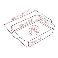 Peugeot Plat à Four Céramique Appolia Rectangulaire Noir Mat 40 Cm -Fournitures Cuisine Boutique 301368 2 3 Plat a four ceramique Appolia rectangulaire noir mat 40 cm Peugeot