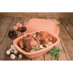 Cocotte Ovale En Terre Cuite 39 Cm 6 Personnes -Fournitures Cuisine Boutique 30418 3 2 Cocotte ovale en terre cuite 39 cm 6 personnes Romertopf