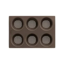 Lekue Plaque Perforée 6 Petits Pains Ronds En Silicone -Fournitures Cuisine Boutique 35144 2 1 Plaque perforee 6 petits pains ronds en silicone Lekue
