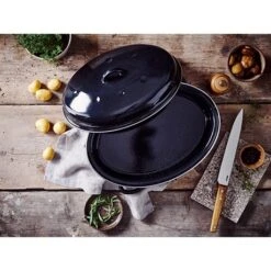 BEKA Roaster émail Roasty Cook 38 Cm 5 BEKA Roaster émail Roasty Cook 38 Cm -Fournitures Cuisine Boutique 383002 2 1 Roaster email Roasty Cook 38 cm Beka