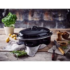 BEKA Lot Roaster Roasty'Cook 38 Cm + Grille -Fournitures Cuisine Boutique 389006 3 1 Lot roaster Roasty Cook 38 cm grille Beka
