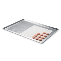 Gouttière à Bûche Démontable En Inox Avec Plaque à Pâtisserie Et Tapis De Cuisson -Fournitures Cuisine Boutique 509160 2 1 Gouttiere a buche demontable en inox avec plaque a patisserie et tapis de cuisson Mathon
