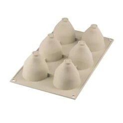 Silikomart Moule Silicone 3D 6 Mini Gâteaux Fraise -Fournitures Cuisine Boutique 511122 2 2 Moule silicone 3D 6 mini gateaux fraise Silikomart