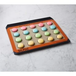 Toile De Cuisson Pour Macarons 42 X 29,5 Cm -Fournitures Cuisine Boutique 512094 2 2 Toile de cuisson pour macarons 42 x 29 5 cm Silpat