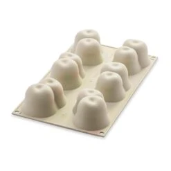 Silikomart Moule Silicone 6 Mini Gâteaux Rosso Ciliegia -Fournitures Cuisine Boutique 51447 2 1 Moule silicone 6 mini gateaux Rosso Ciliegia Silikomart