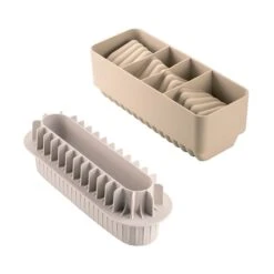 Silikomart Lot Moule En Silicone Corallo Et Moule à Insert Bûche -Fournitures Cuisine Boutique 519134 2 1 Lot moule en silicone Corallo et moule a insert buche Silikomart