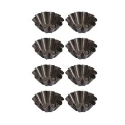 Lot De 8 Moules à Brioches 6 Cm
