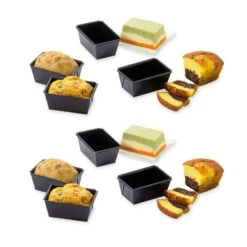 Patisse Lot 8 Moules à Mini-cakes