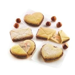 Silikomart Kit De Biscuits à Message Forme Enveloppe -Fournitures Cuisine Boutique 560002 2 3 Kit de biscuits a message forme enveloppe Silikomart