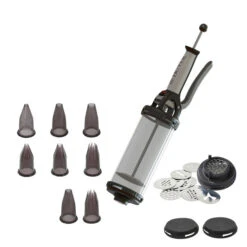 De Buyer Set Tube Piston à Pression Et Coffret 6 Douilles En Tritan Classic