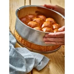 De Buyer Moule à Manqué Amovible En Inox Perforé 24 Cm Et Feuille De Cuisson Antiadhésive -Fournitures Cuisine Boutique 571005 2 1 Moule a manque amovible en inox perfore 24 cm et feuille de cuisson antiadhesive De Buyer