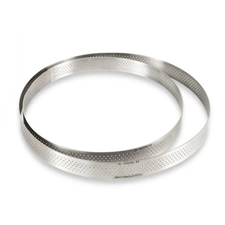De Buyer Cercle à Tarte Rond Perforé 24 ,5 Cm 2 De Buyer Cercle à Tarte Rond Perforé 24 ,5 Cm – Image 2
