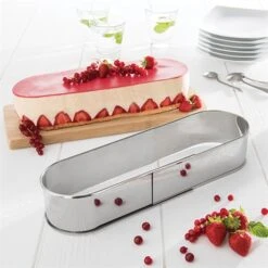 Ovale à Pain En Inox Ajustable 26-38 Cm -Fournitures Cuisine Boutique 57336 4 5 Ovale a pain en inox ajustable 26 38 cm Mathon