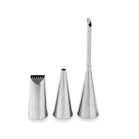 Set De 3 Douilles En Inox Spécial Déco 1 Set De 3 Douilles En Inox Spécial Déco