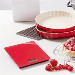 Balance De Cuisine Digitale Rouge 5 Kg -Fournitures Cuisine Boutique 601181 2 3 Balance de cuisine digitale rouge 5 kg Mathon