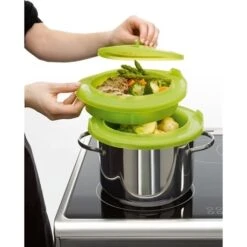 Lekue Cuit Vapeur 2 étages -Fournitures Cuisine Boutique 61324 2 0 Cuit vapeur 2 etages Lekue