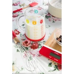 Pichet Mesureur En Verre Et Silicone 1 L