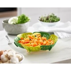 Joseph Joseph Panier Vapeur Pliable - Vert -Fournitures Cuisine Boutique 650119 3 1 Panier vapeur pliable Vert Joseph Joseph