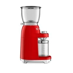 Smeg Broyeur à Café Rouge 150 W CGF01RDEU -Fournitures Cuisine Boutique 700012 2 1 Broyeur a cafe rouge 150 W CGF01RDEU Smeg