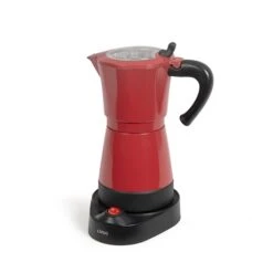 LIVOO Cafetière électrique Italienne Rouge 6 Tasses 480 W -Fournitures Cuisine Boutique 700104 2 2 Cafetiere electrique Italienne rouge 6 tasses 480 W Livoo