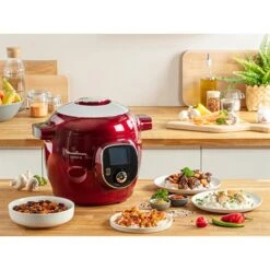 Moulinex Multicuiseur électrique Intelligent Cookéo 6 L 1600 W Rouge -Fournitures Cuisine Boutique 711015 2 1 Multicuiseur electrique intelligent Cookeo 6 L 1600 W rouge Moulinex