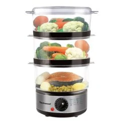 Cuiseur Vapeur Compact 3 Paniers 6 L TCV-364