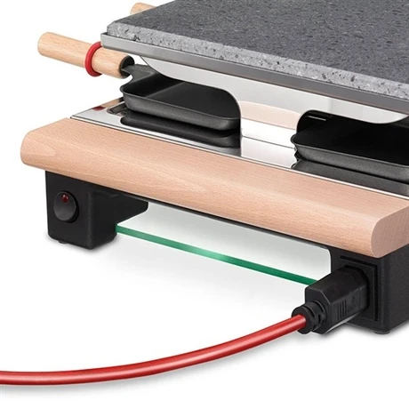 Raclette Et Grill Pierre élégance 8 Personnes 1000 W 399003 3 Raclette Et Grill Pierre élégance 8 Personnes 1000 W 399003 – Image 3