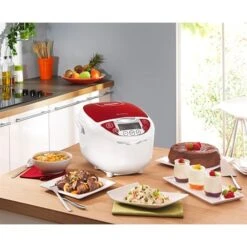 Moulinex Multicuiseur Traditionnel 12 En 1 Rouge 5 L MK705111