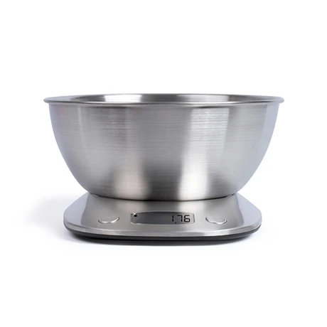 LIVOO Balance De Cuisine Et Bol Inox 2 L - DOM431 1 LIVOO Balance De Cuisine Et Bol Inox 2 L - DOM431