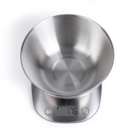 LIVOO Balance De Cuisine Et Bol Inox 2 L - DOM431 2 LIVOO Balance De Cuisine Et Bol Inox 2 L - DOM431 – Image 2